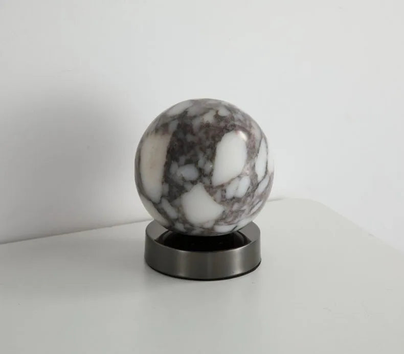Camille Cosmo Glow Marble LED Bedside Lamp