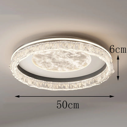 Plafonnier LED Nordique – Fixation encastrée moderne et minimaliste pour Salon et Chambre
