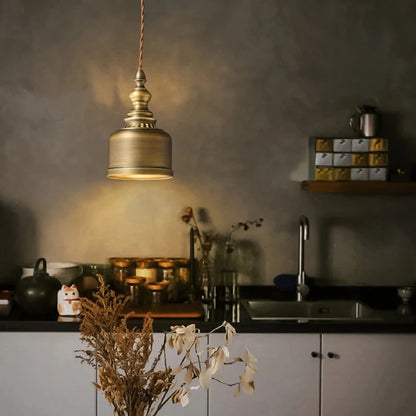 Suspension mini Léon Vintage Laiton