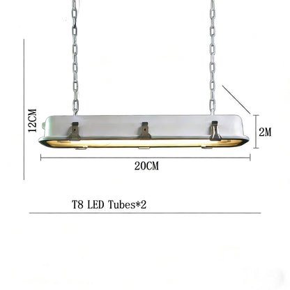 Amélie Industrial Rectangular Pendant Chandelier