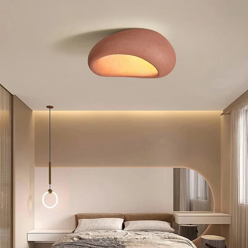 Plafonnier semi-encastré LED Évora minimaliste texturé