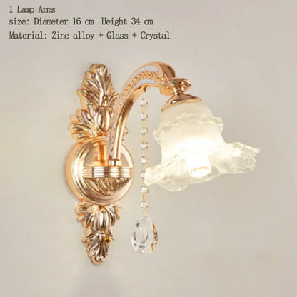Suspension en cristal de style européen pour salon et salle à manger