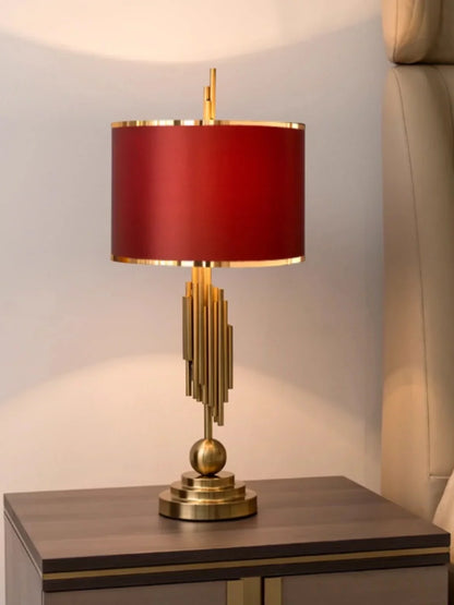 Lampe de table Montréal Luxe avec accents en laiton