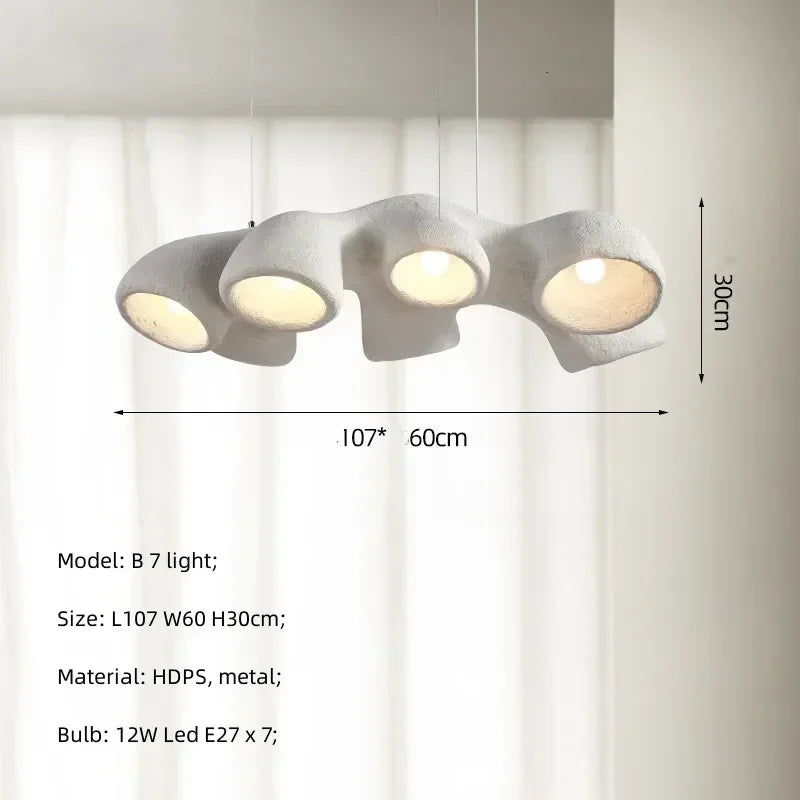 Colette Nordic Minimalist Designer Pendant Chandelier