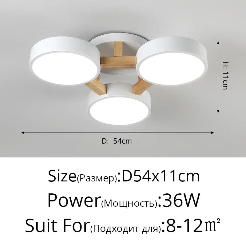 Chloé Nordic Macaron LED Ceiling Chandelier Light