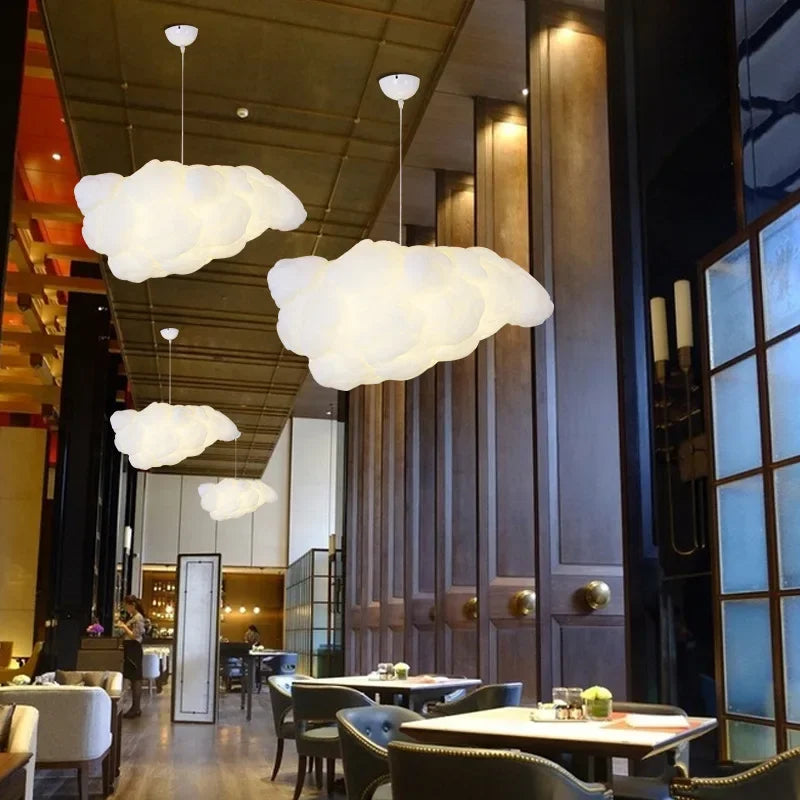 Élodie Floating Cloud LED Pendant Light Modern Ceiling Chandelier