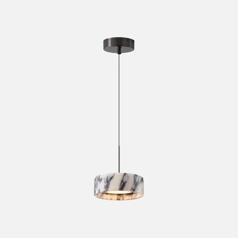 Pendentif Cœur en Pierre d'Albâtre Elara