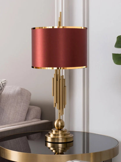 Lampe de table Montréal Luxe avec accents en laiton