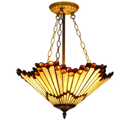 Colette Tiffany Suspension en Verre Coloré Méditerranéen