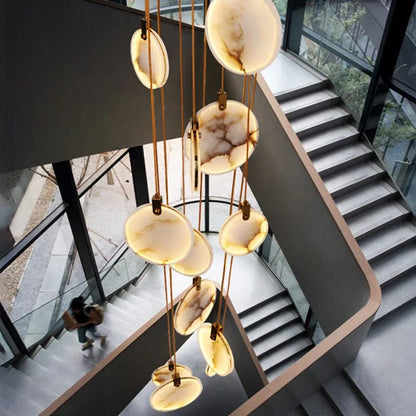 Amélie Modern Multi-Head LED Staircase Pendant Light