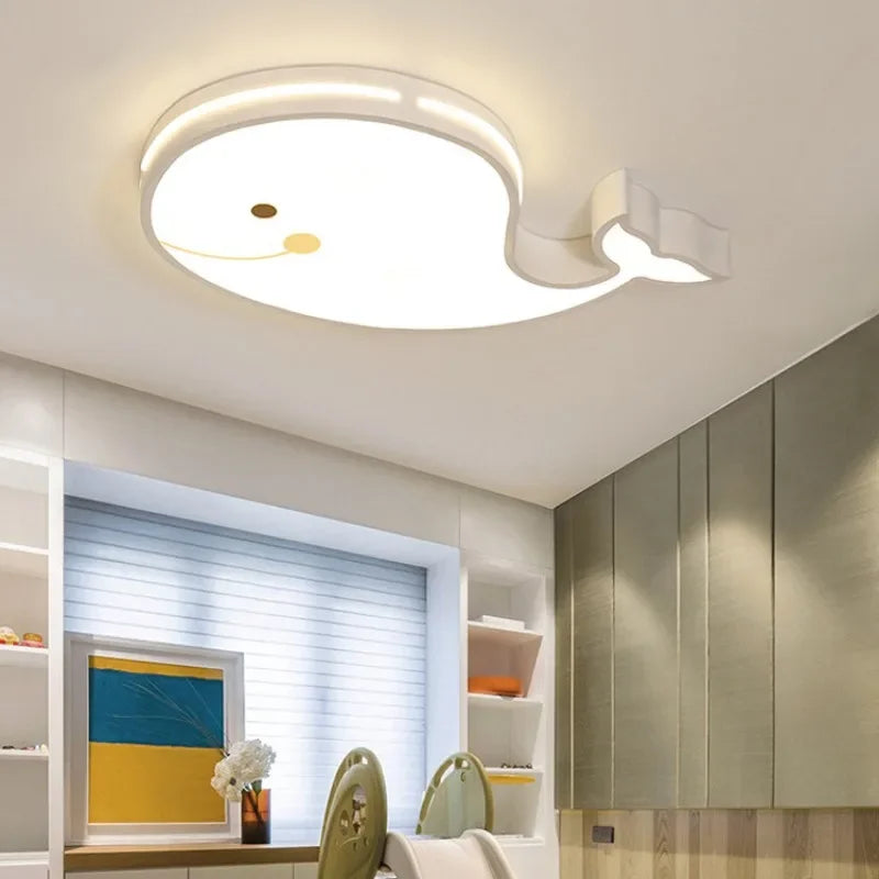 Sophie Modern Whale LED Ceiling Lamp Kids Room Creative Light
