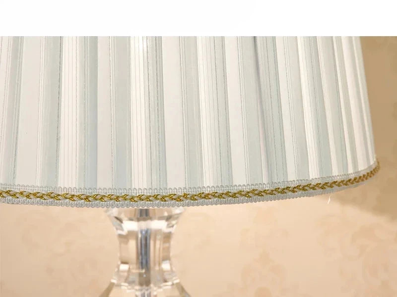 Luxury Crystal Table Lamp for Bedroom & Bedside Decor