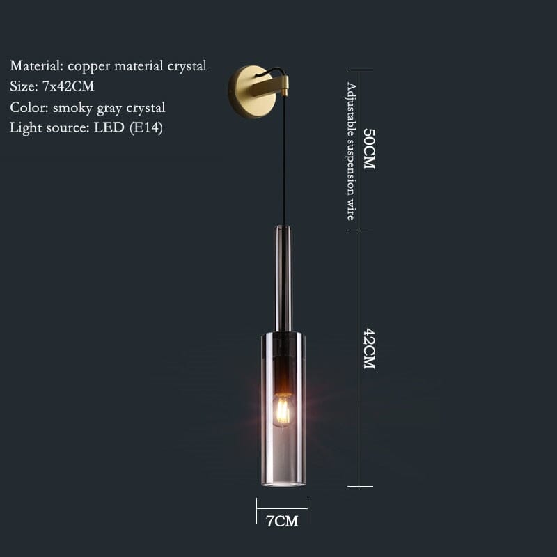 Amélie Jeremy Suspension luminaire en cristal nordique