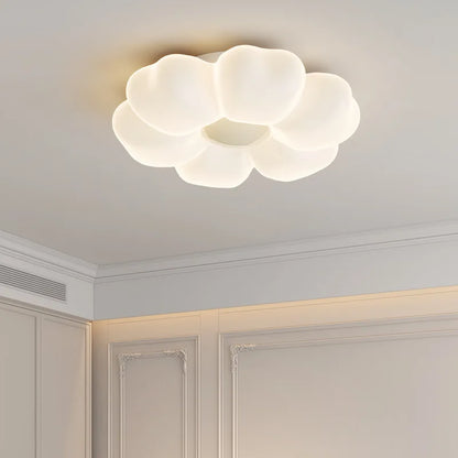 Plafonnier LED Élodie Fleur Rose Chambre Princesse Intensité Variable
