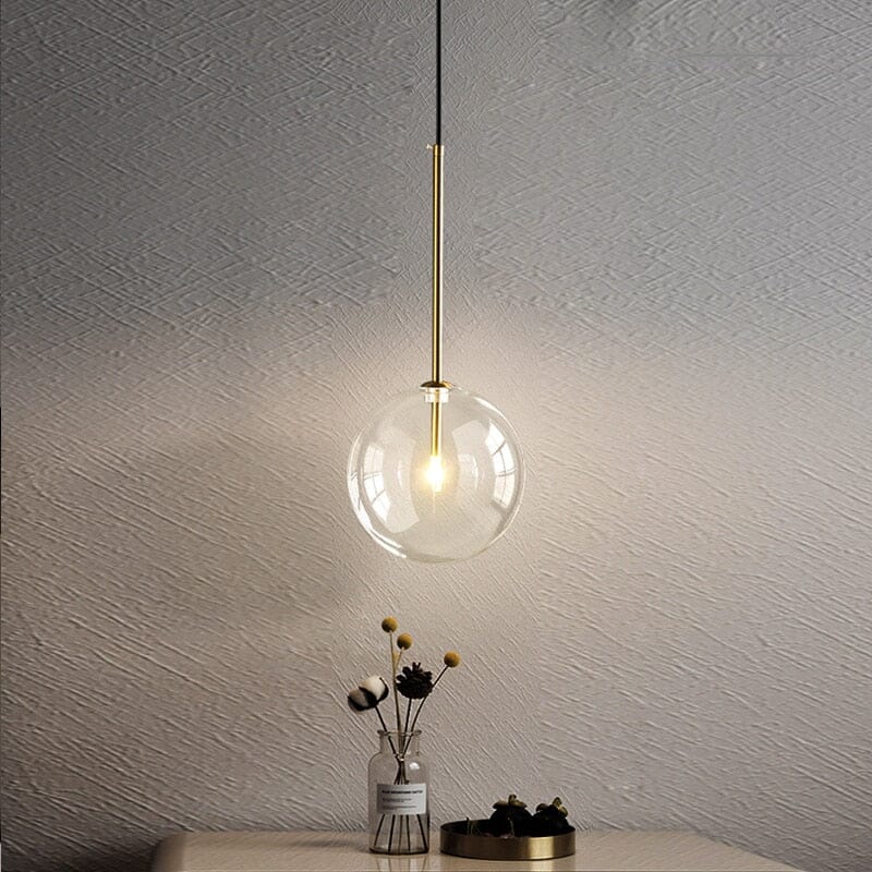 Suspension Elodie en verre scandinave