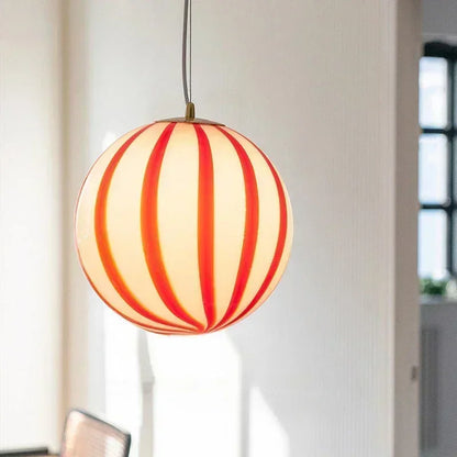 Élise Modern Lollipop Glass Ball LED Pendant Kids Room Light