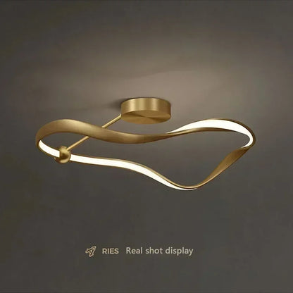Plafonnier anneau minimaliste Camille