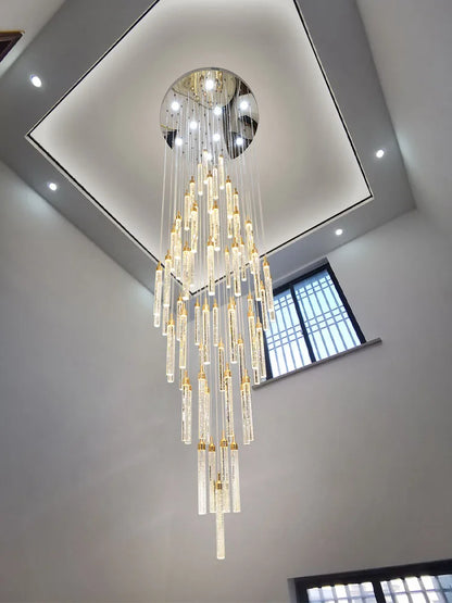 Lustre Pendentif Élodie Escalier de Cristal