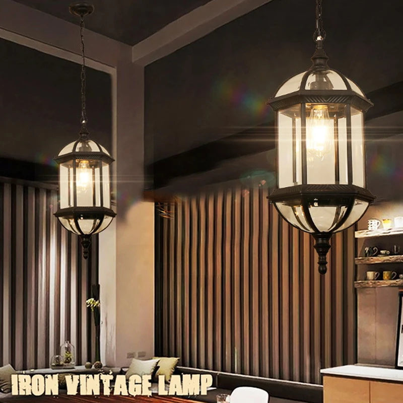 Émilie Outdoor European Pendant Light Waterproof Garden