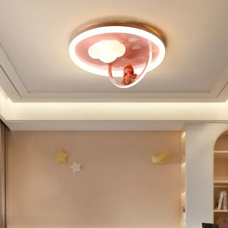 Plafonnier LED Amélie Fusée Astronaute Dimmable pour Chambre d'Enfant