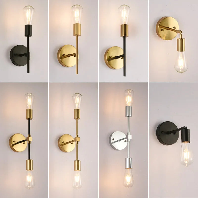 Applique murale Isabelle Double Tête Lampe Miroir Minimaliste