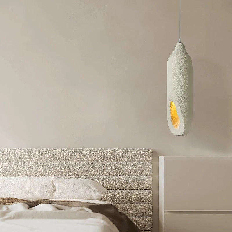 Amélie Wabi Sabi Suspension Ciment Lustre Minimaliste