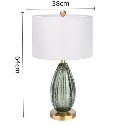 Lampe de table Celeste avec gouttelettes en verre cristal