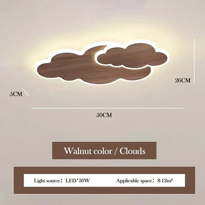 Plafonnier LED Élodie Creative Cloud pour chambre d'enfant, intensité variable