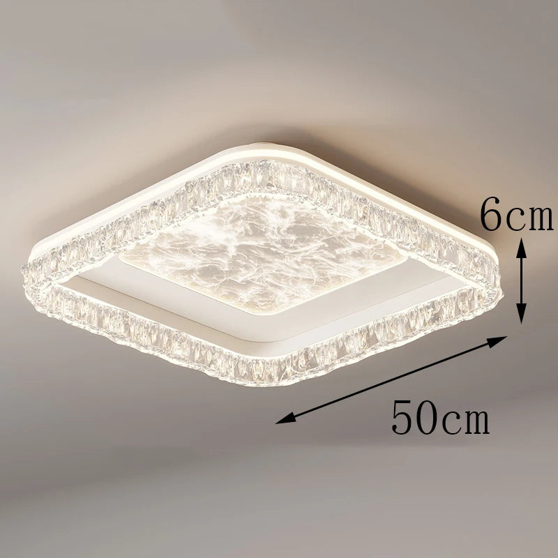Plafonnier LED Nordique – Fixation encastrée moderne et minimaliste pour Salon et Chambre