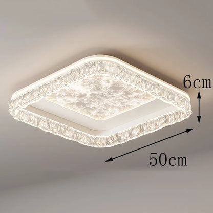 Plafonnier LED Nordique – Fixation encastrée moderne et minimaliste pour Salon et Chambre