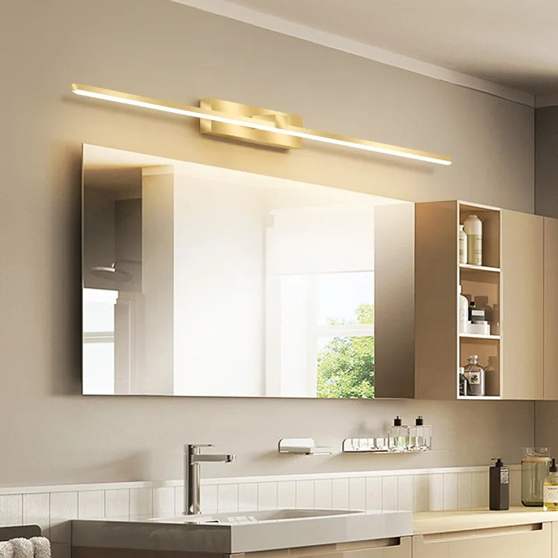 Noémie Modern Aluminum Bathroom LED Mirror Wall Lamp