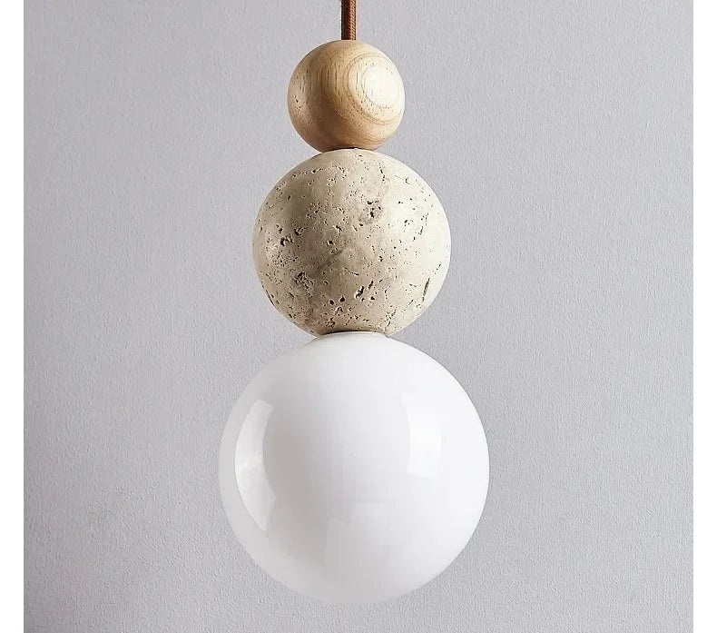 Suspension Béatrice Wabi-Sabi en pierre