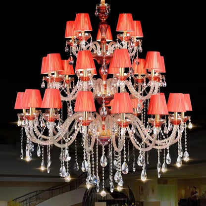 Annie Red Crystal Grand Luxury Chandelier