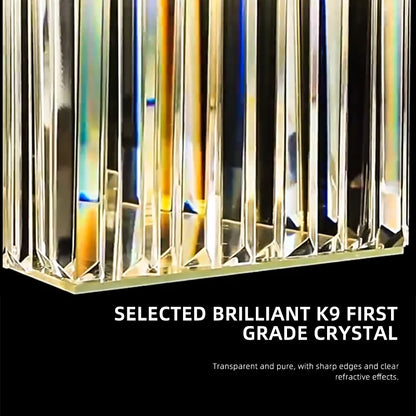 Lustre Suspendu Linéaire LED Colette Crystal