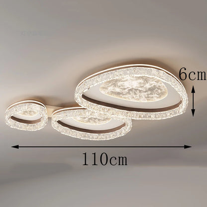 Plafonnier LED Nordique – Fixation encastrée moderne et minimaliste pour Salon et Chambre
