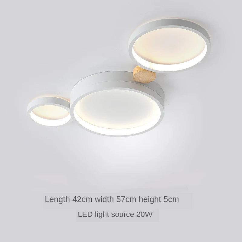 Modern LED Ceiling Light – Minimalist Flush Mount for Living Room, Bedroom & Dining Area