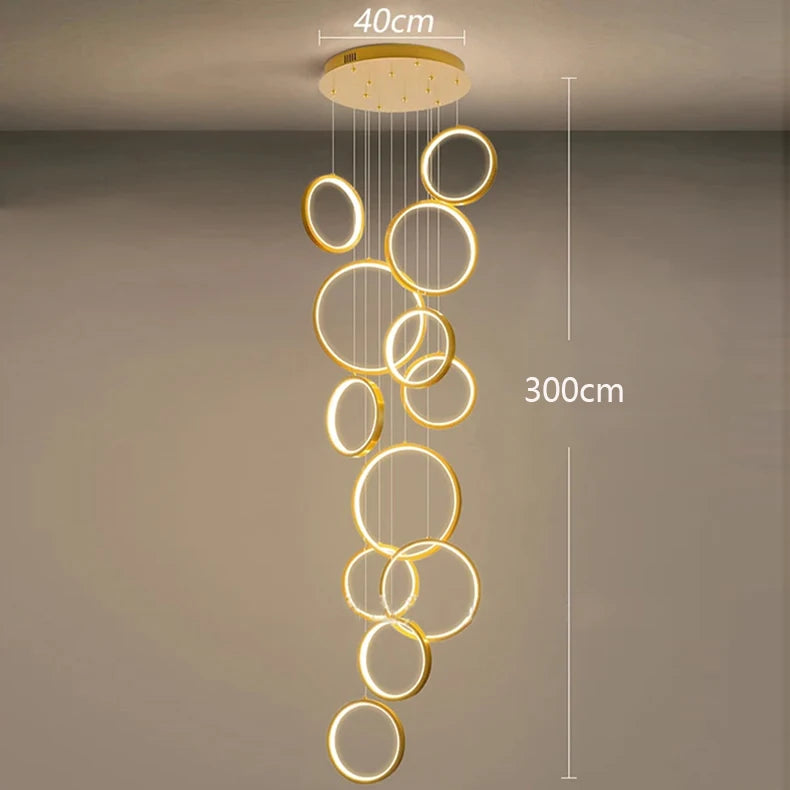 Camille Modern Multi-Head LED Pendant Chandelier Light