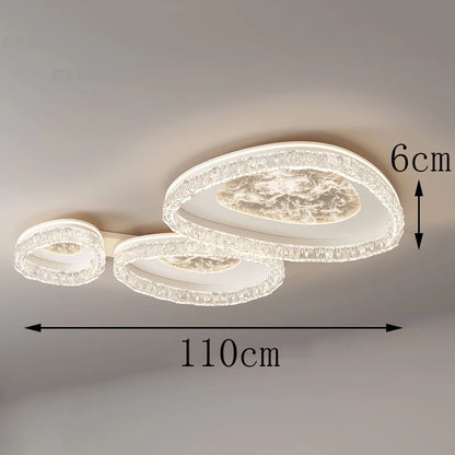 Plafonnier LED Nordique – Fixation encastrée moderne et minimaliste pour Salon et Chambre
