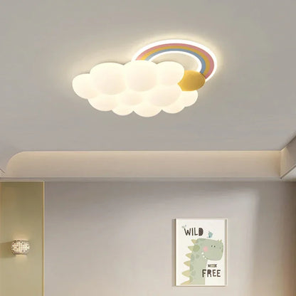 Plafonnier LED Élodie Nuage Nordique Moderne pour Chambre d'Enfant