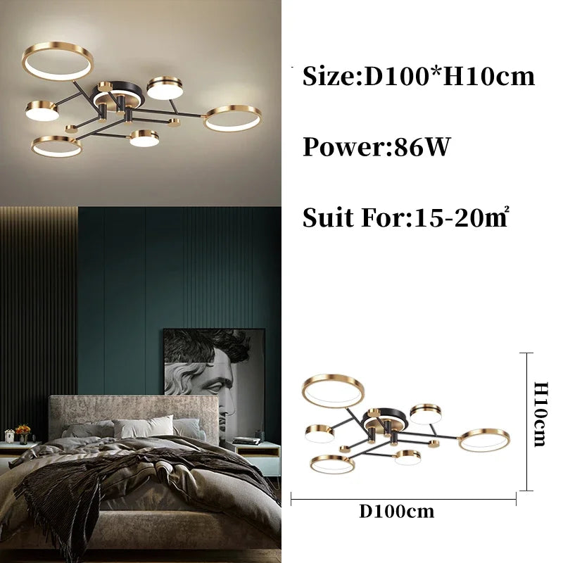 Lustre Moderne Suspendu LED Valérie