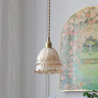 Lina Modern Minimalist Green Glass Pendant Light