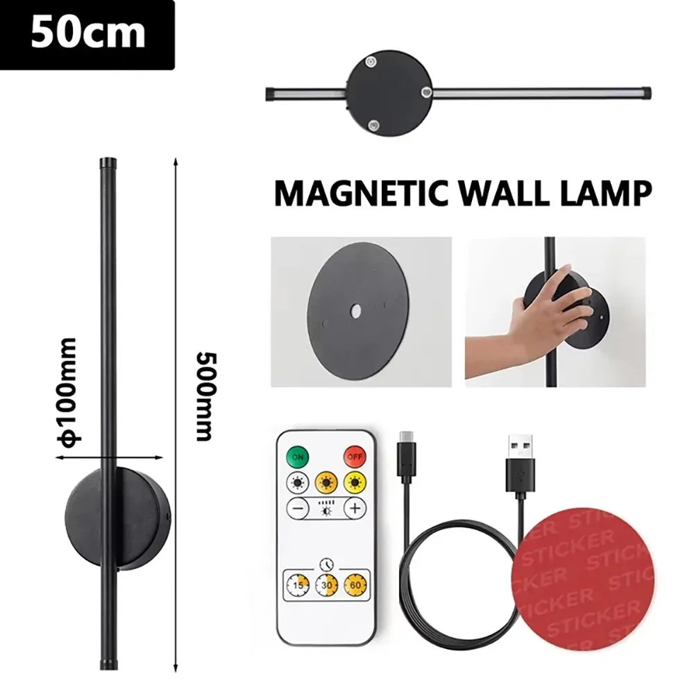 Élise – Applique Murale LED Rechargeable Or Moderne et Noir