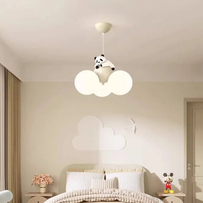 Élodie Crème Dessin Animé Ballon Ours Enfants Plafonnier Suspension Chambre