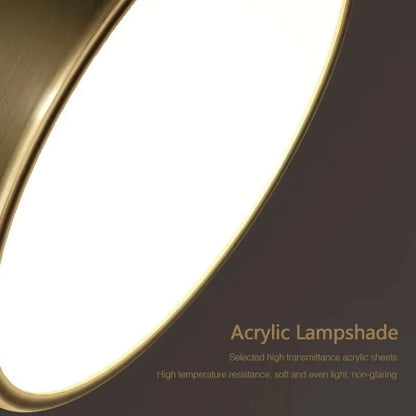 Aveline Brass LED Flush Mount Ceiling Light