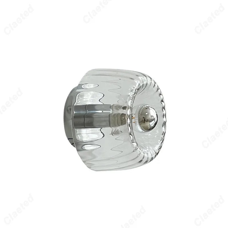 Lucie Retro Glass Wall Light