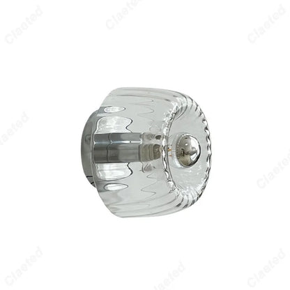 Lucie Retro Glass Wall Light