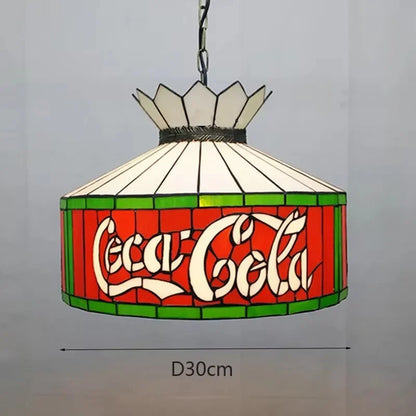 Colette Tiffany Suspension en Verre Coloré Méditerranéen