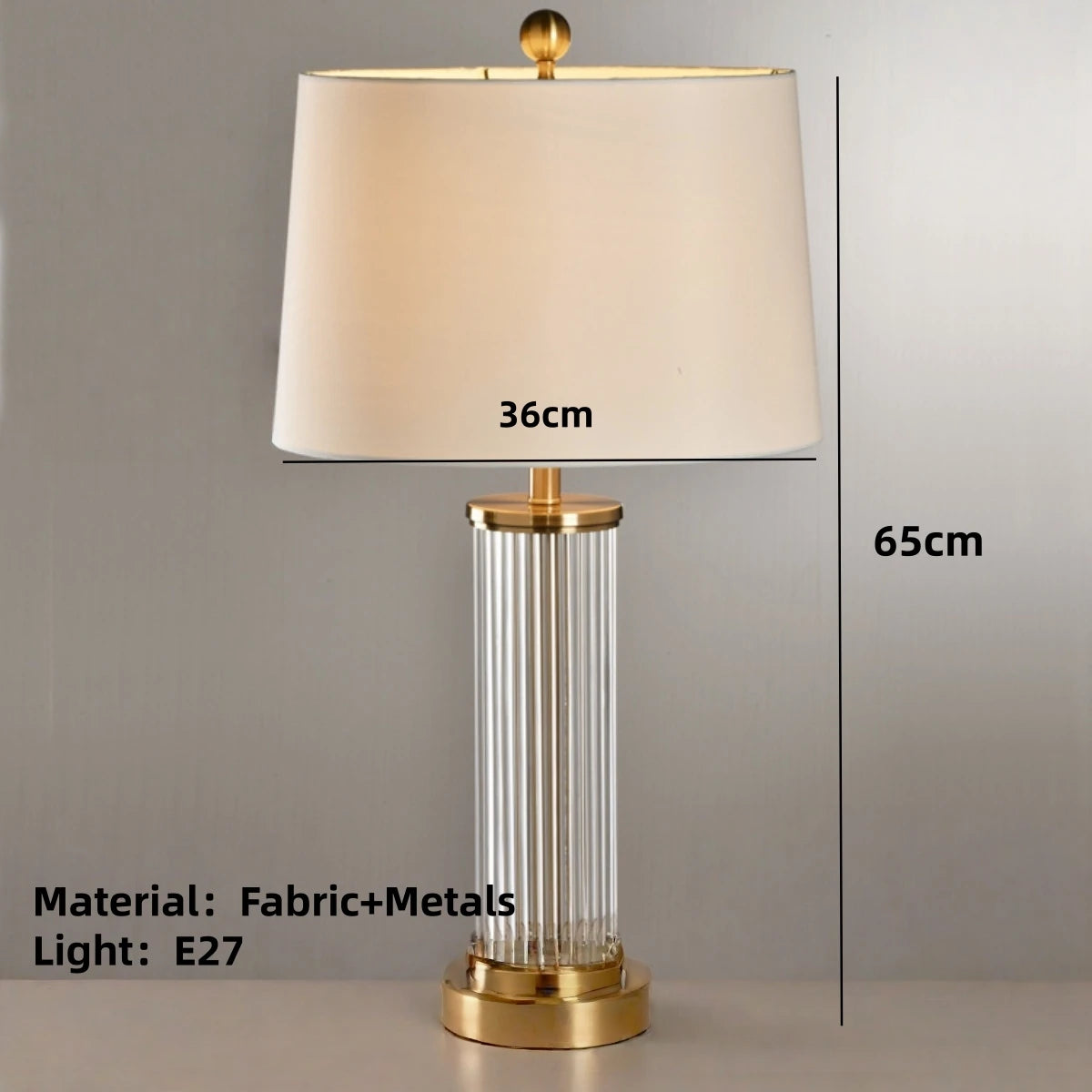 Clara Modern Iron Desk Table Mood Lamp Ambient Bedroom Light