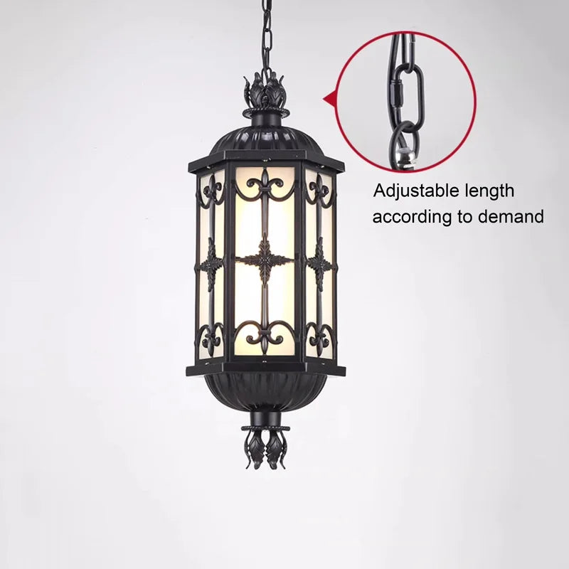 Suspension d'extérieur européenne Aurélie IP55 Lampe de jardin