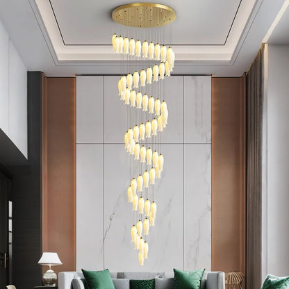Amélie Suspension Minimaliste Céramique pour Escalier